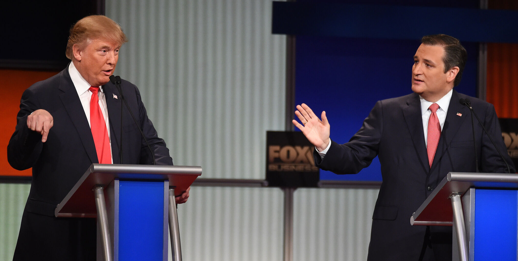 2016: Donald Trump and Ted Cruz